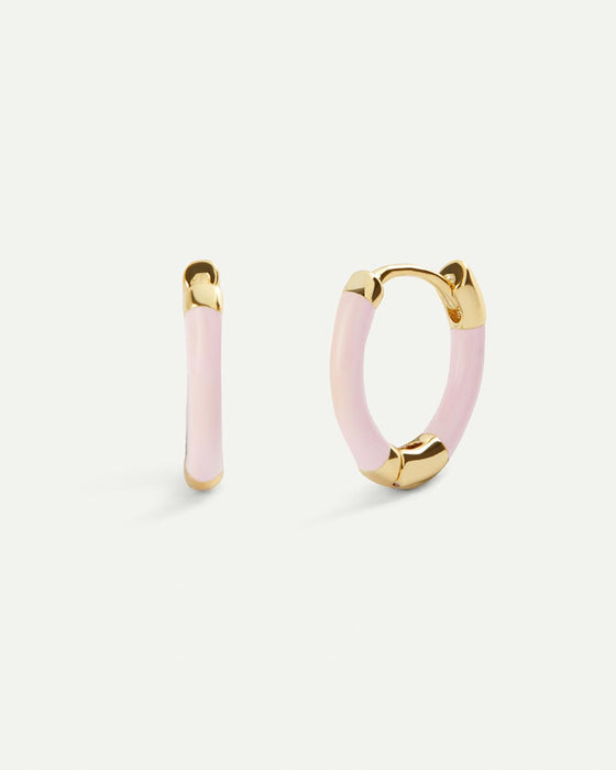 VENUS PINK GOLD EARRINGS