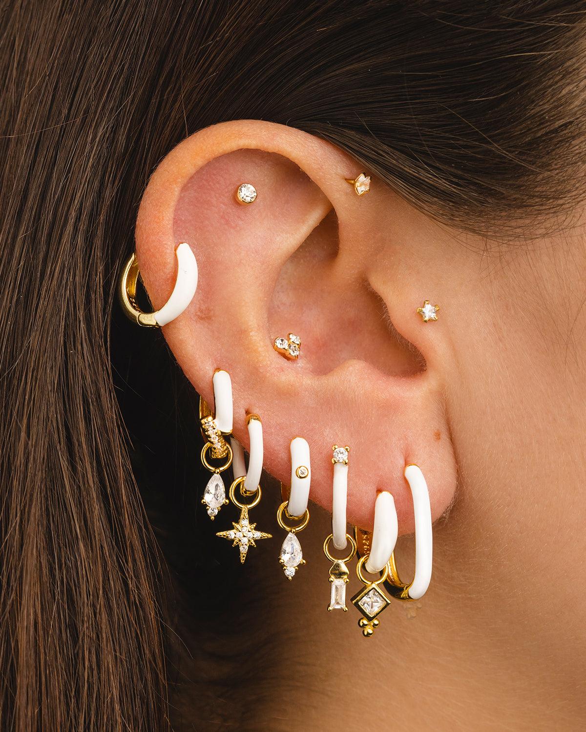 BELMA WHITE EARRINGS