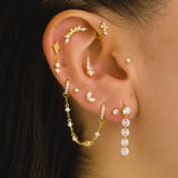 NUN GOLD EARRINGS