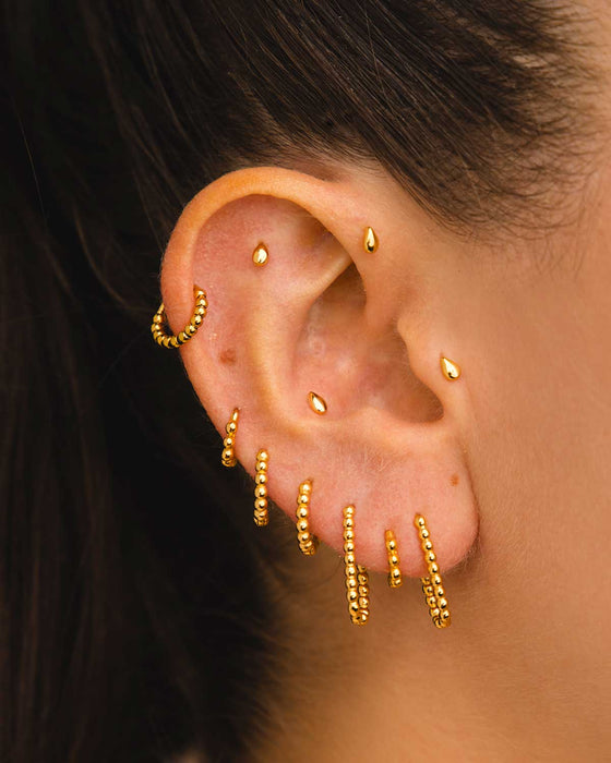 PIERCING LOOP BALLS GOLD