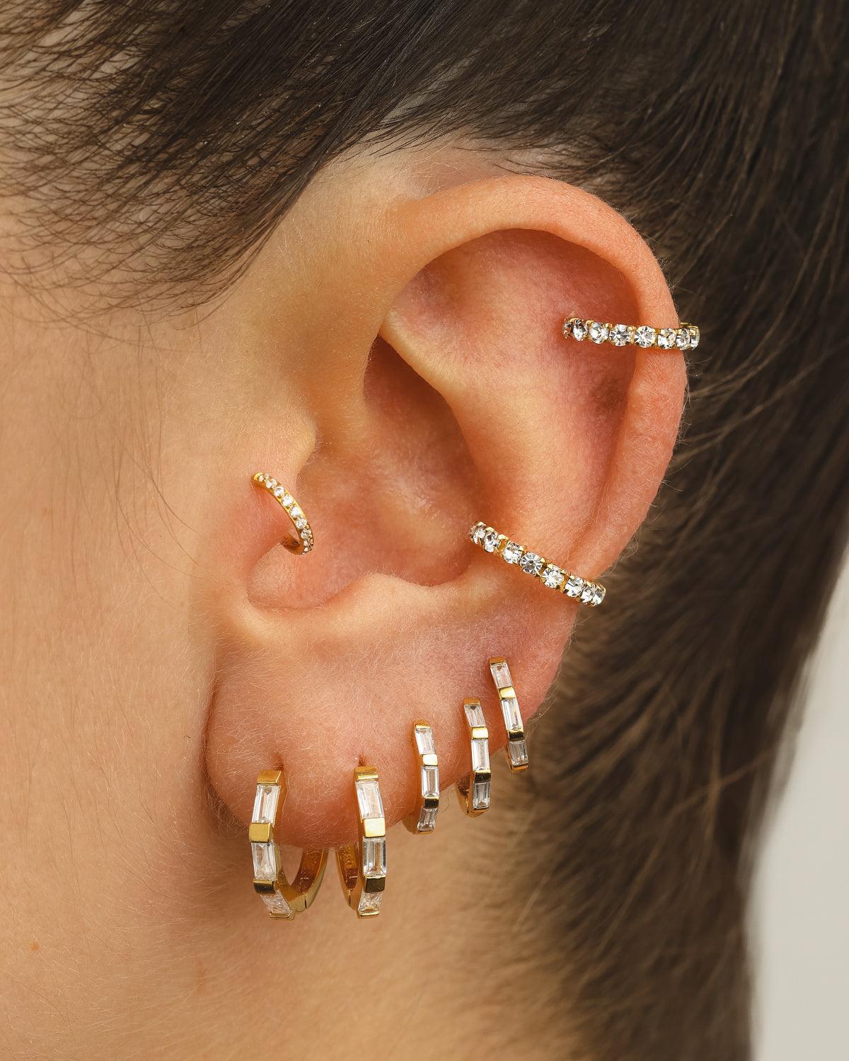 FOX MAXI GOLD EARRINGS