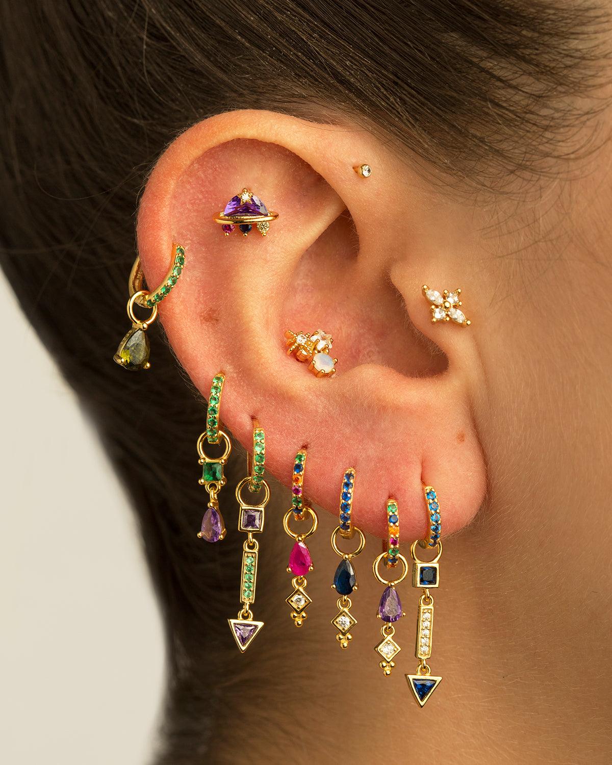CHARM ALLOY PURPLE GOLD