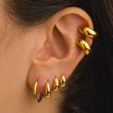 URA L SILVER EARRINGS