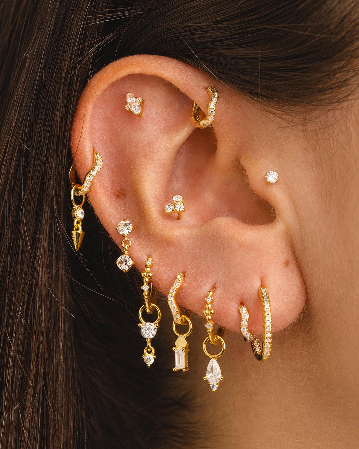 BOLT SILVER EARRINGS