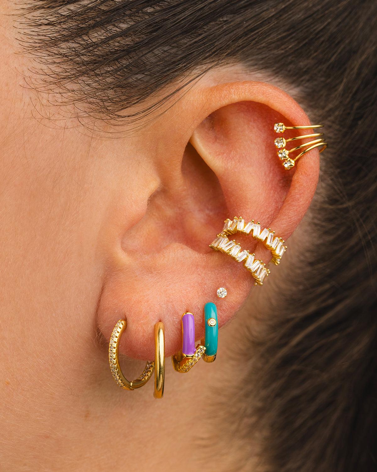 IXIA SILVER EARRINGS