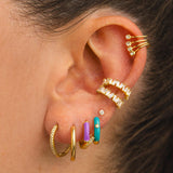 HOOPS MAXI SILVER EARRINGS