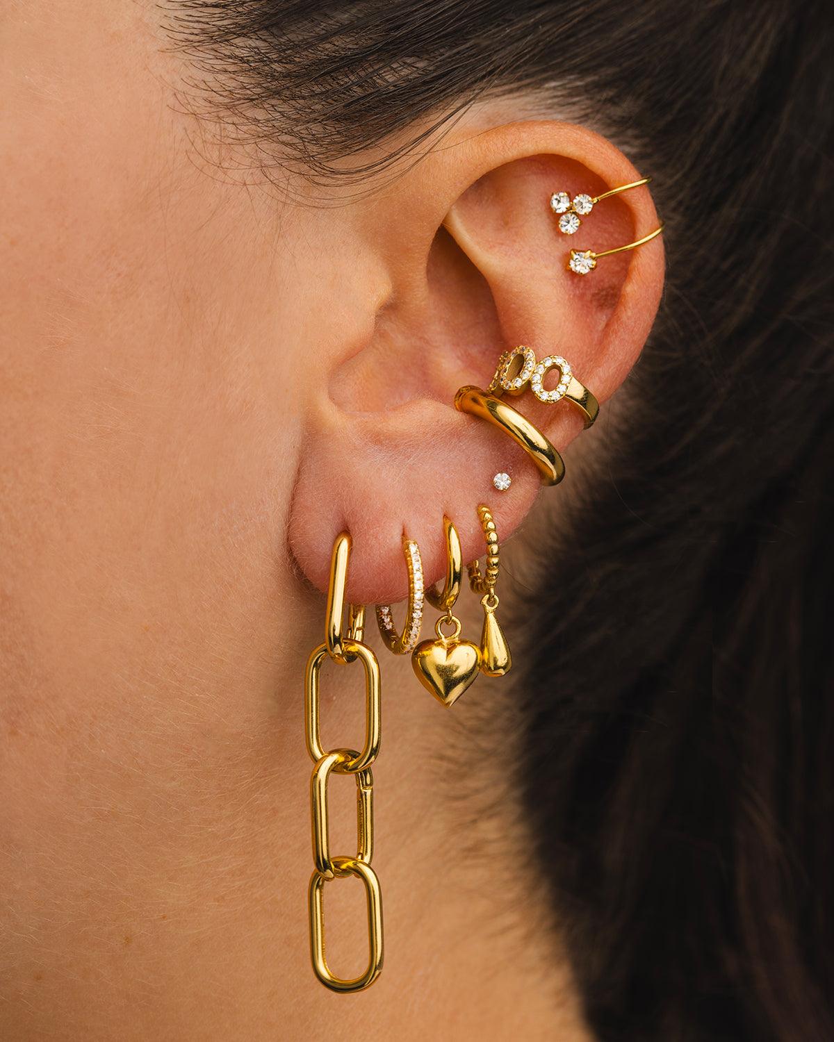 LINK GOLD EARRINGS