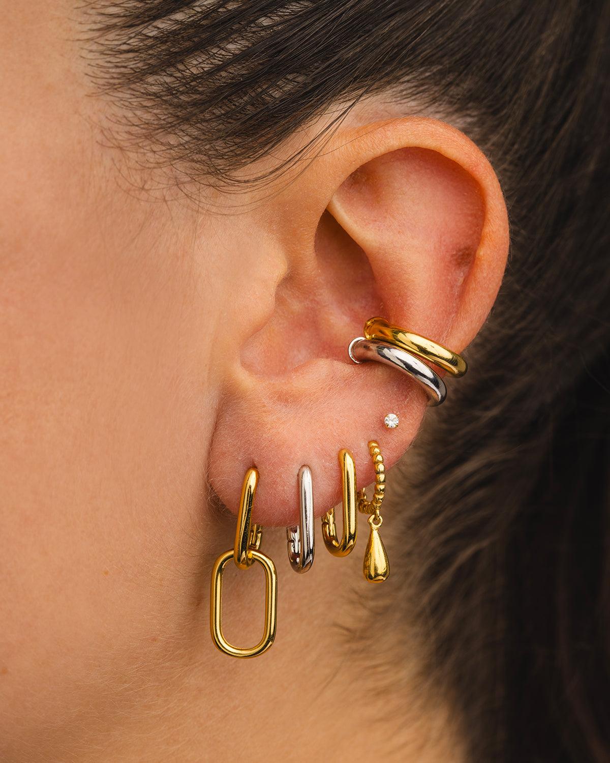LINK GOLD EARRINGS