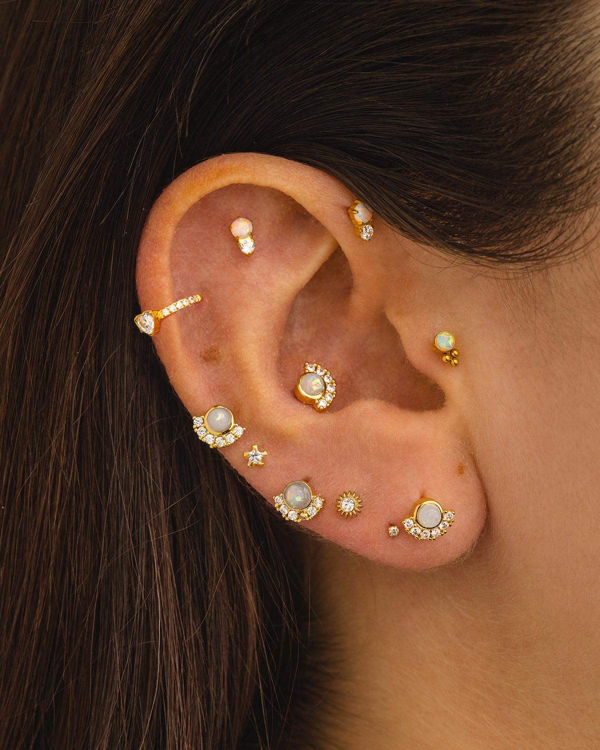 PIERCING LOOP LADY M GOLD
