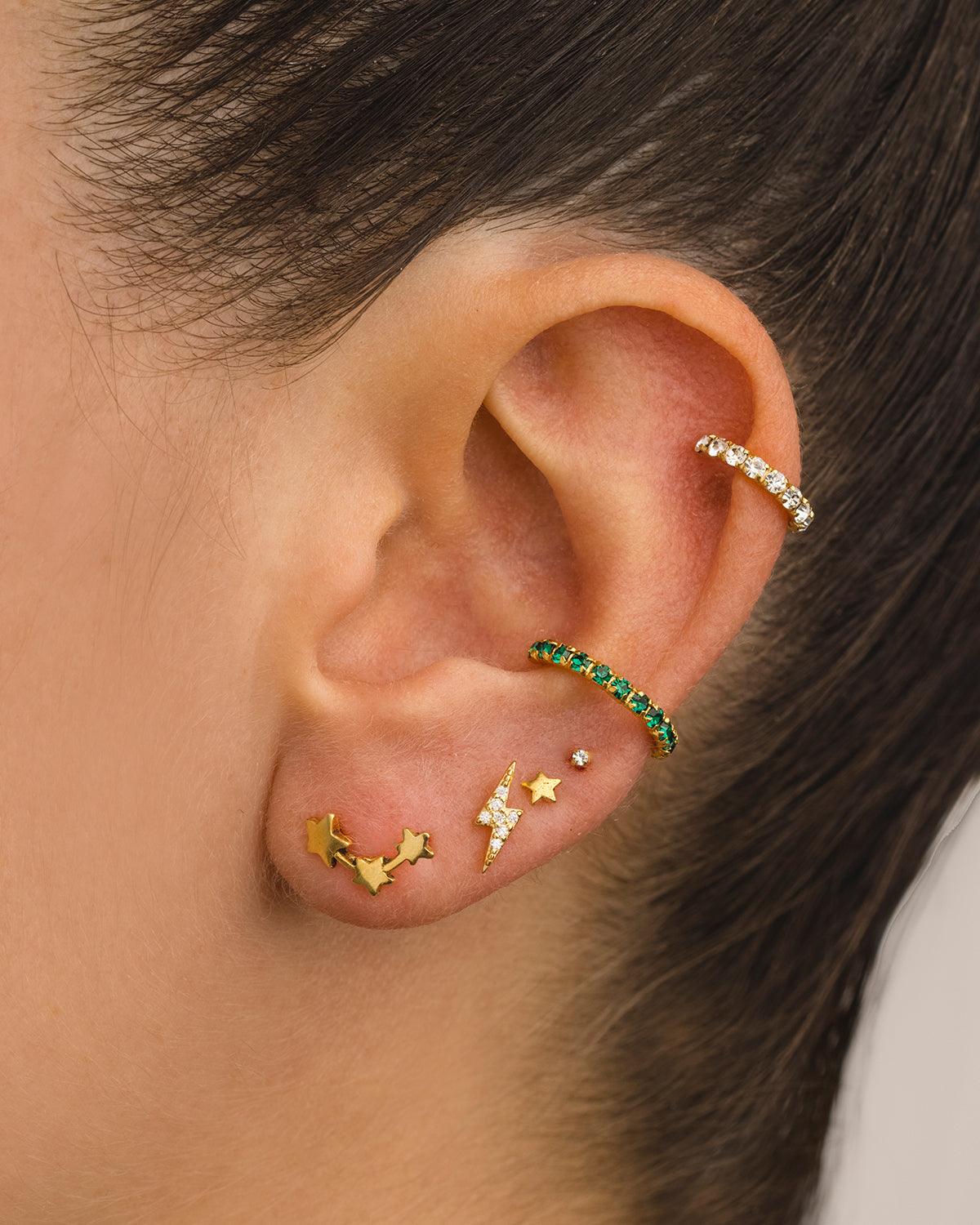 STARS MINI GOLD EARRINGS