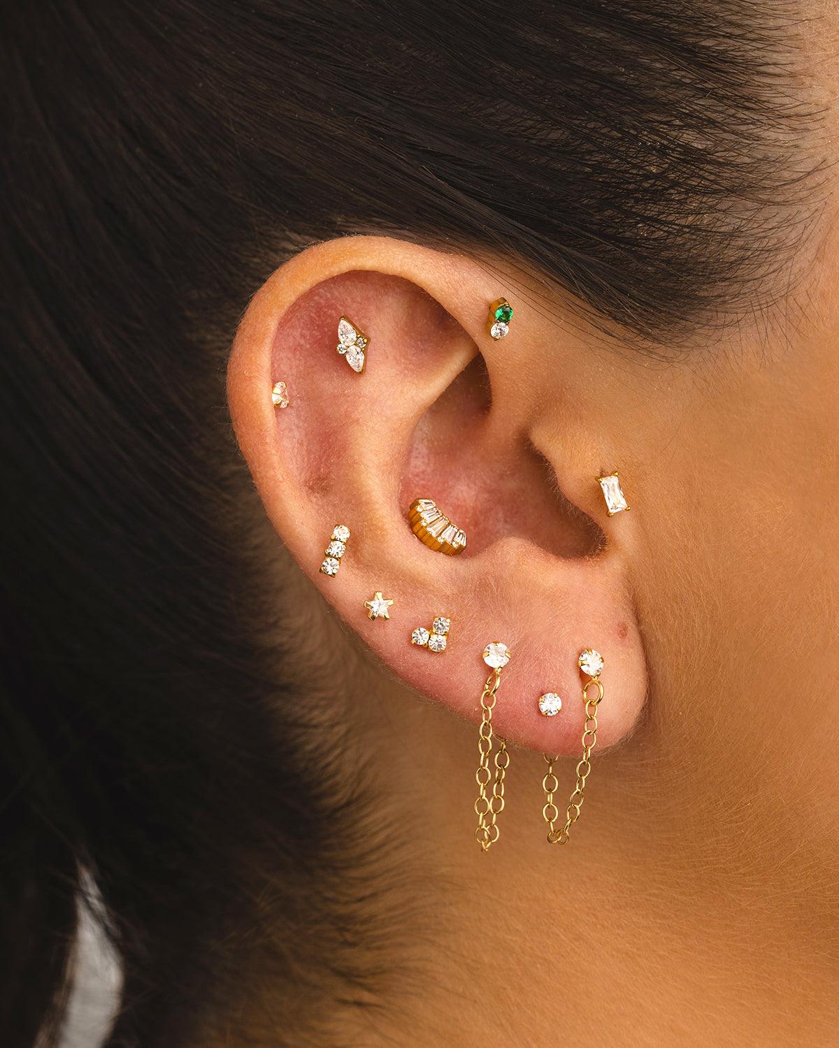 VIRGO GOLD EARRINGS