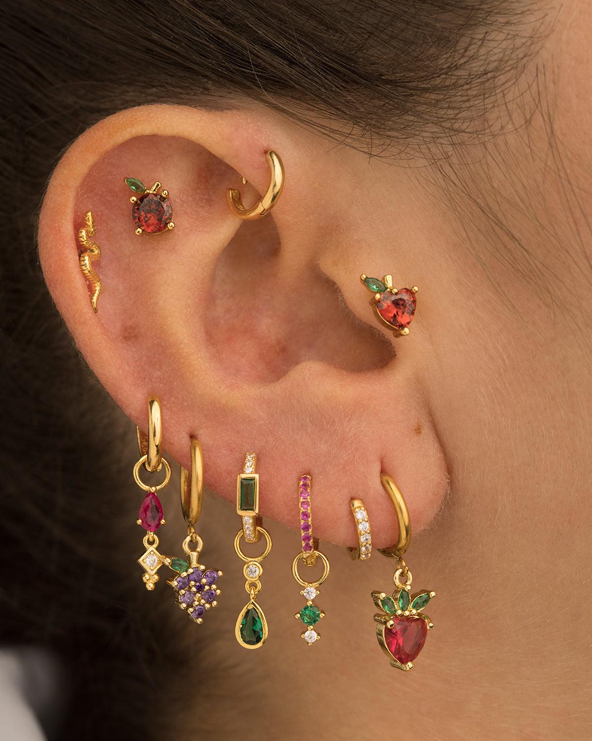 PIERCING CHERRY MINI GOLD