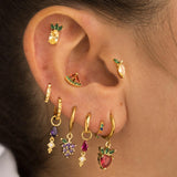 STRAWBERRY EARRINGS