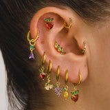 STRAWBERRY EARRINGS