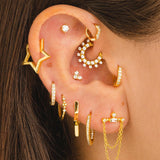 BOLT SILVER EARRINGS
