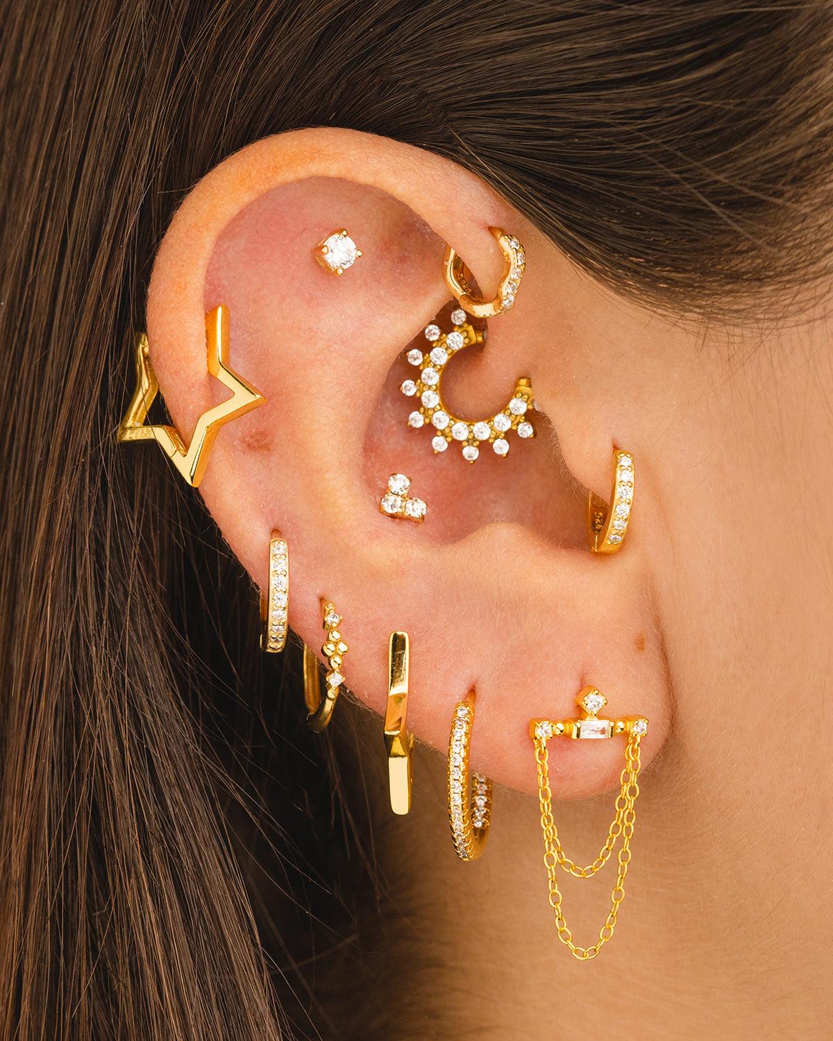 BOLT SILVER EARRINGS