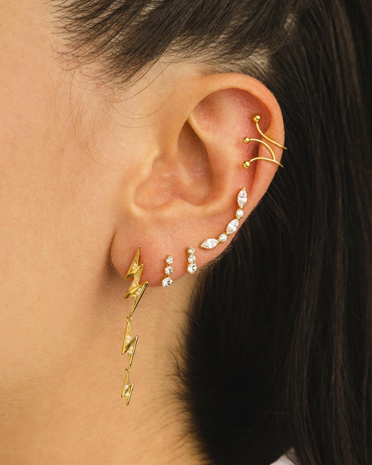 IVY BALLS SILVER EARRINGS