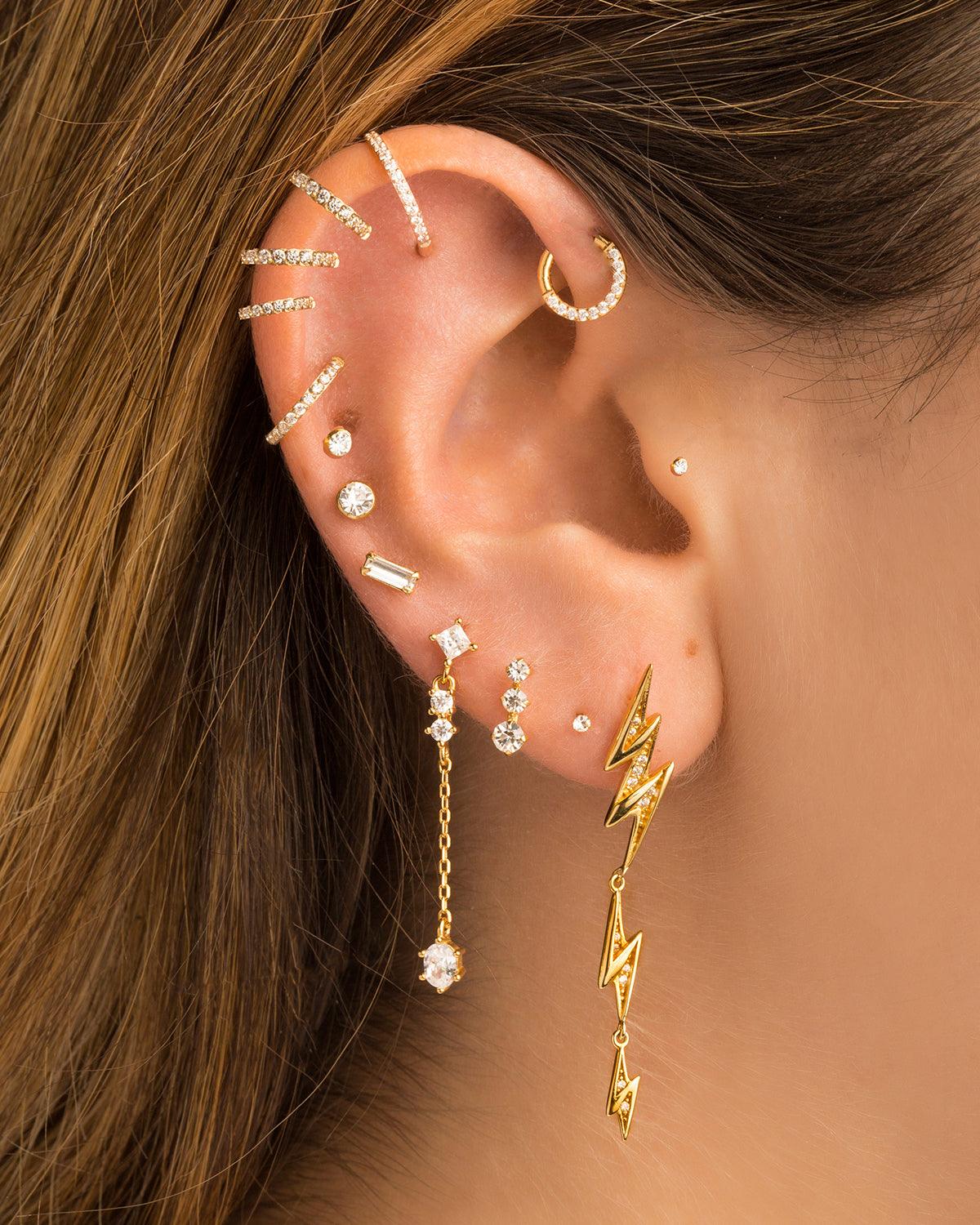 PRINCESS M GOLD EARRINGS