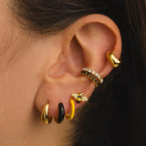 URA L SILVER EARRINGS