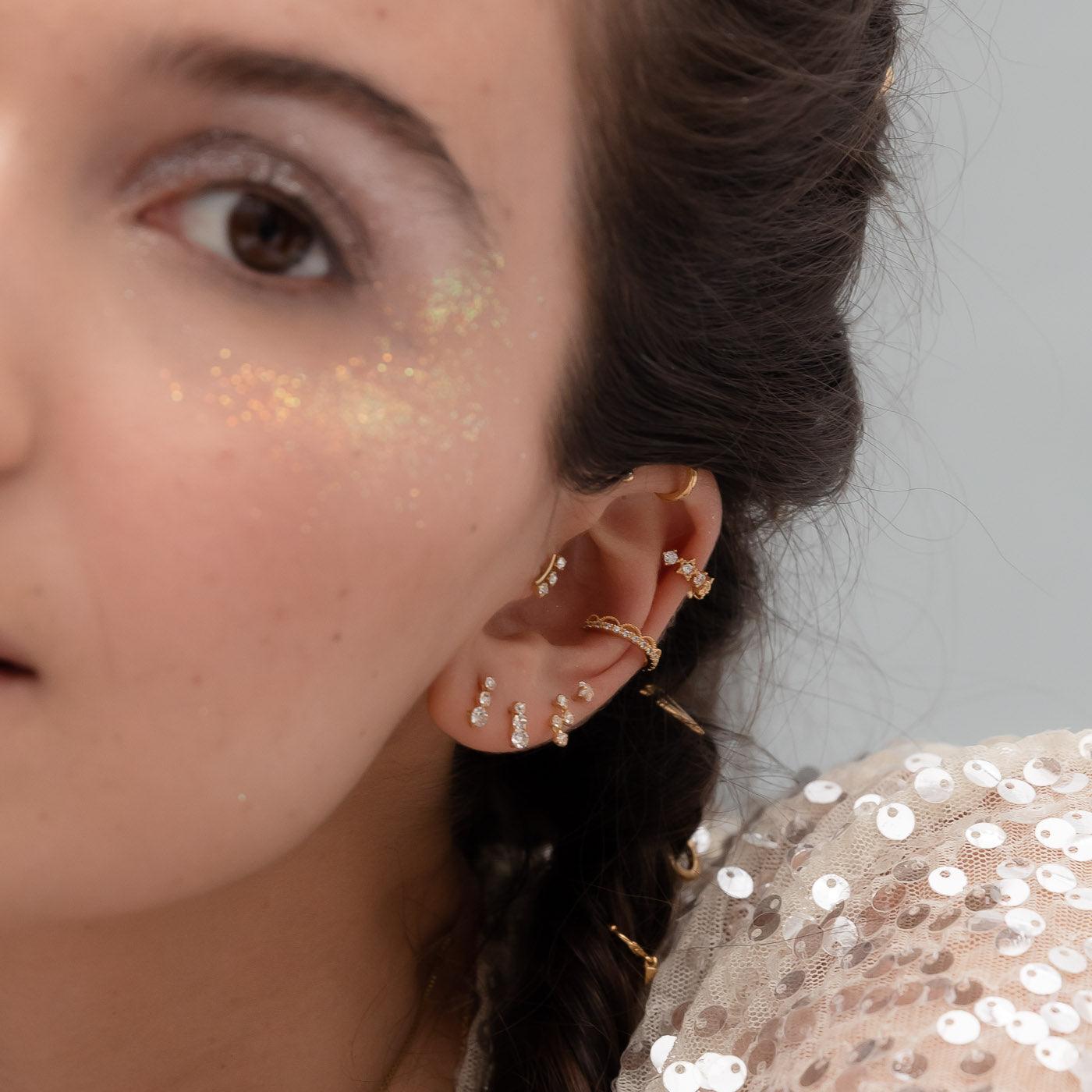 ELVIRA GOLD EARRINGS