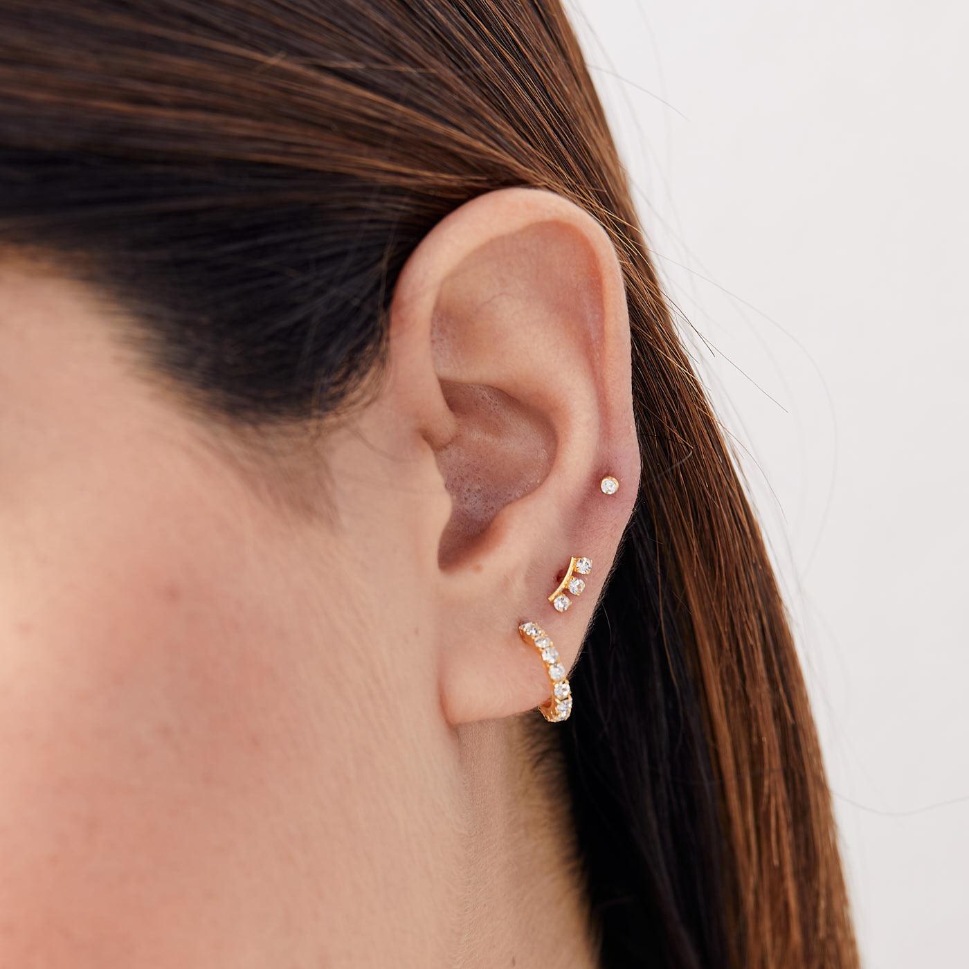 ELVIRA GOLD EARRINGS