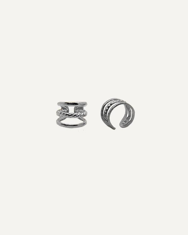 HARI STRING SILVER EARRINGS