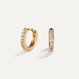 HOOPS BRIGHT GOLD EARRINGS