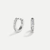 HOOPS EARRINGS BRIGHT SILVER