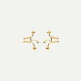 IVY BALLS GOLD EARRINGS