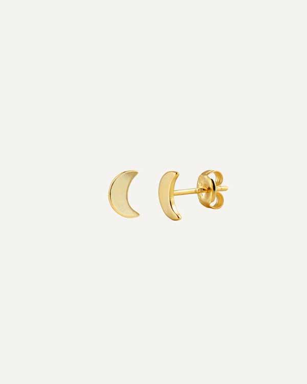 MOON GOLD EARRINGS