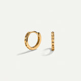 ROCK MINI GOLD EARRINGS