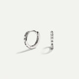 ROCK MINI SILVER EARRINGS
