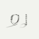ROCK SILVER EARRINGS