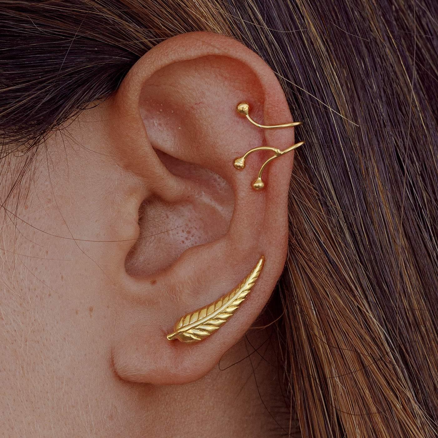SOFT GOLD EARRINGS