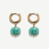 STONE AMAZONITE EARRINGS