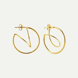 SWING GOLD EARRINGS