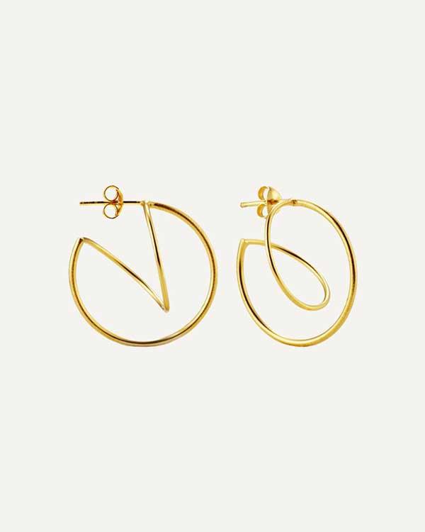 SWING GOLD EARRINGS