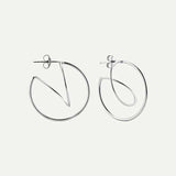 SWING SILVER EARRINGS
