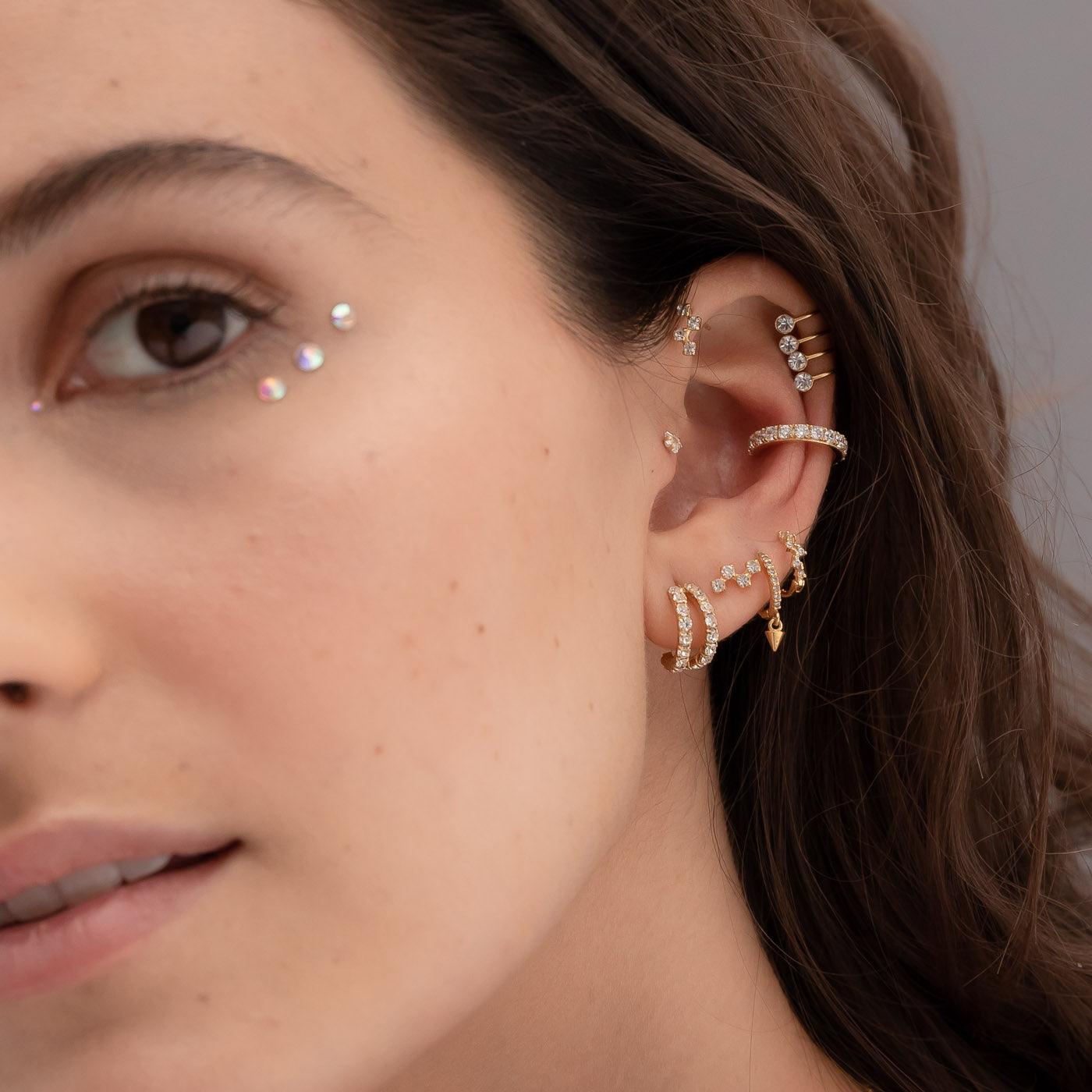 NIX GOLD EARRINGS