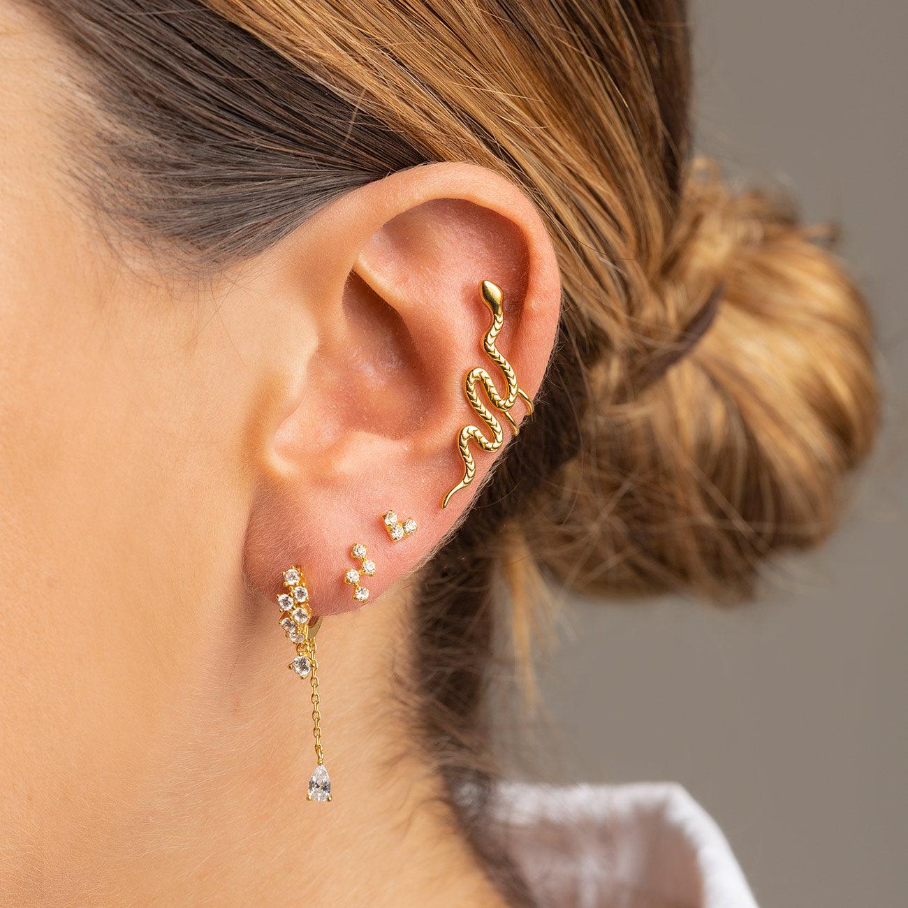 VIRGO GOLD EARRINGS