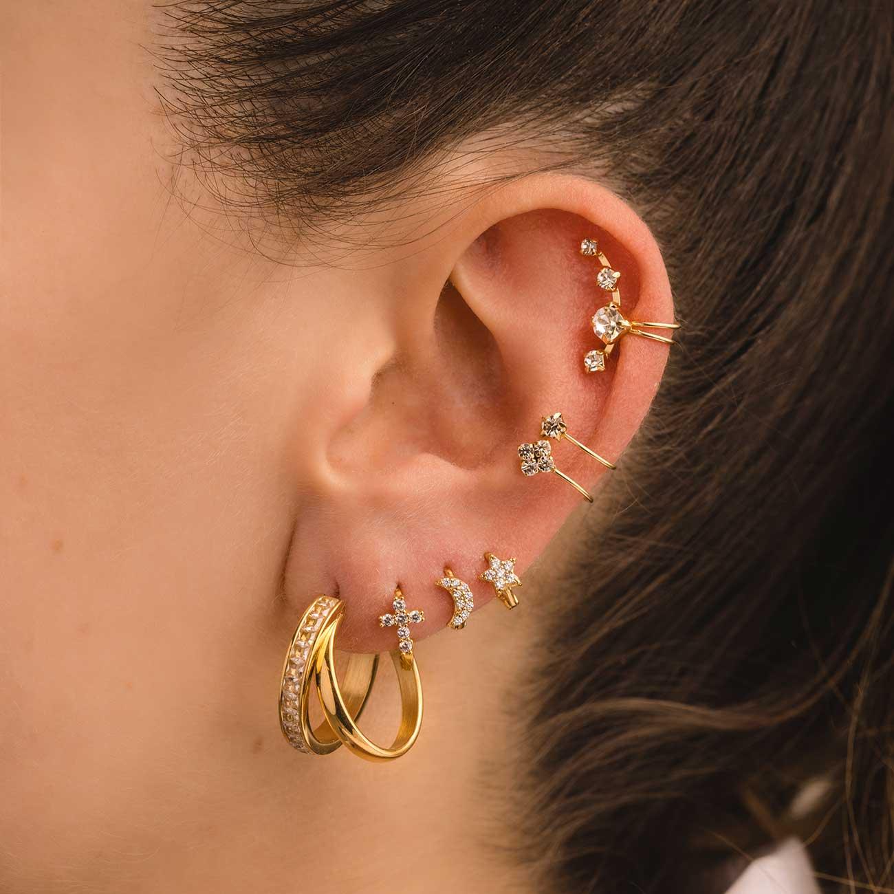 ENIS GOLD EARRINGS