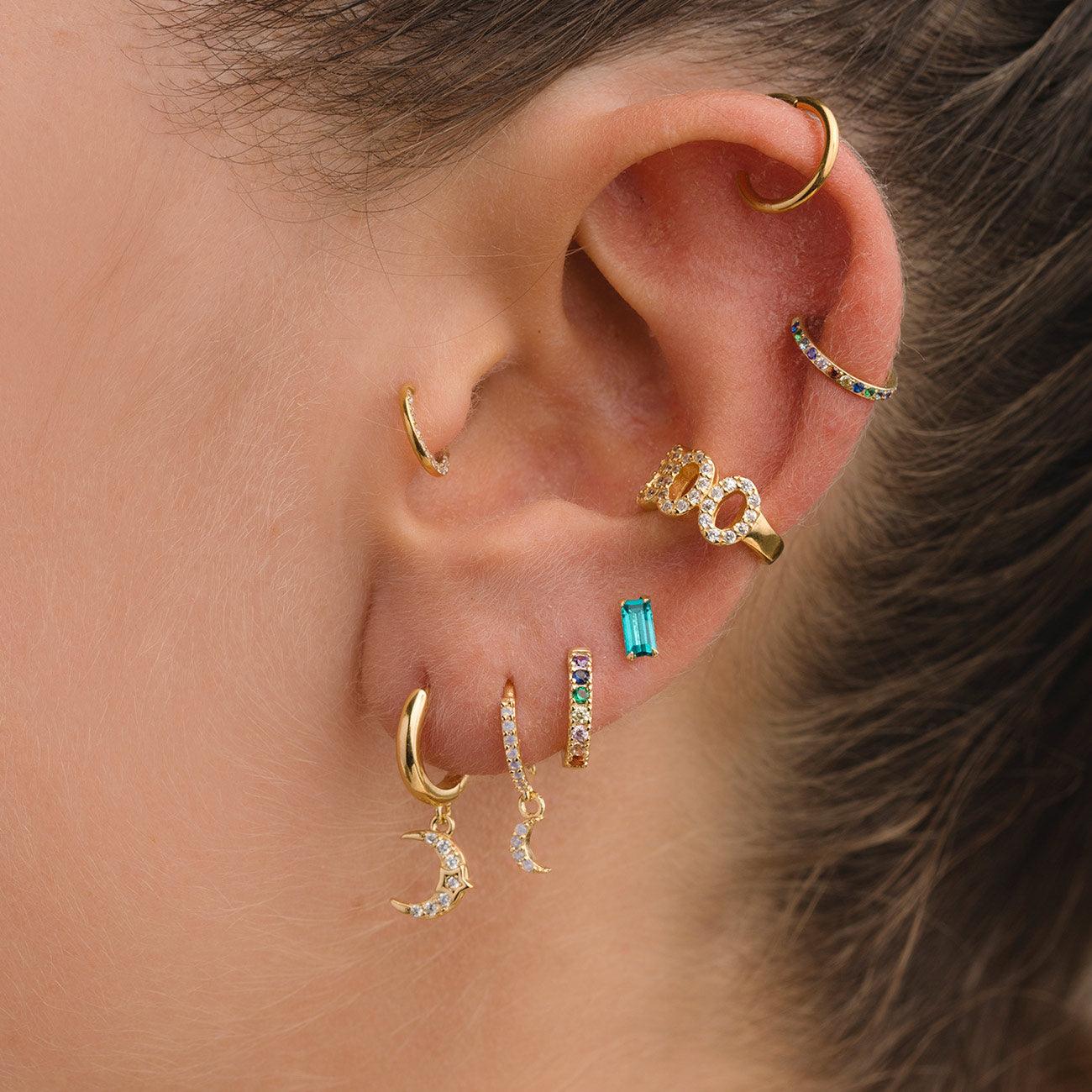 PIERCING LOOP M GOLD