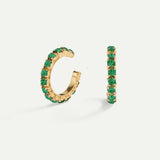 PENDIENTES ARLA MINI GREEN GOLD