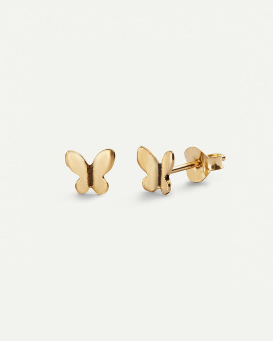 BOUCLES D'OREILLES OR PAPILLON