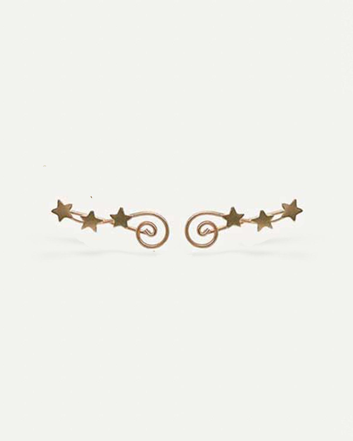 CASIOPEA BOUCLES D'OREILLES EN OR MUSICAL