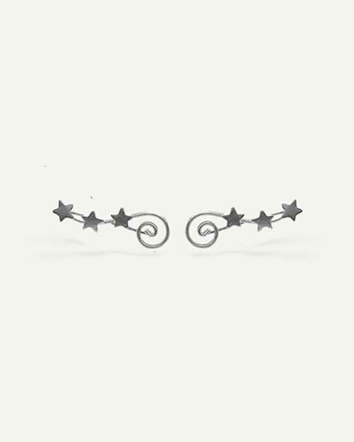BOUCLES D'OREILLES EN ARGENT CASIOPEA