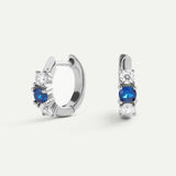 BOUCLES D'OREILLES ARGENT DANA BLUE