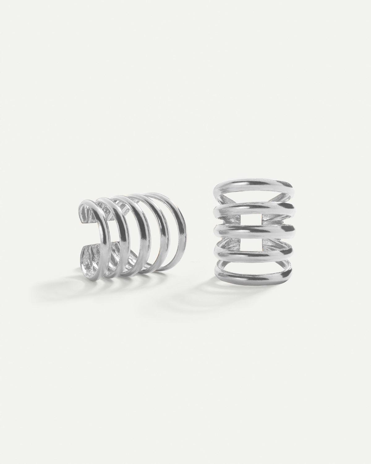 BOUCLES D'OREILLES EN ARGENT ELEKTRA