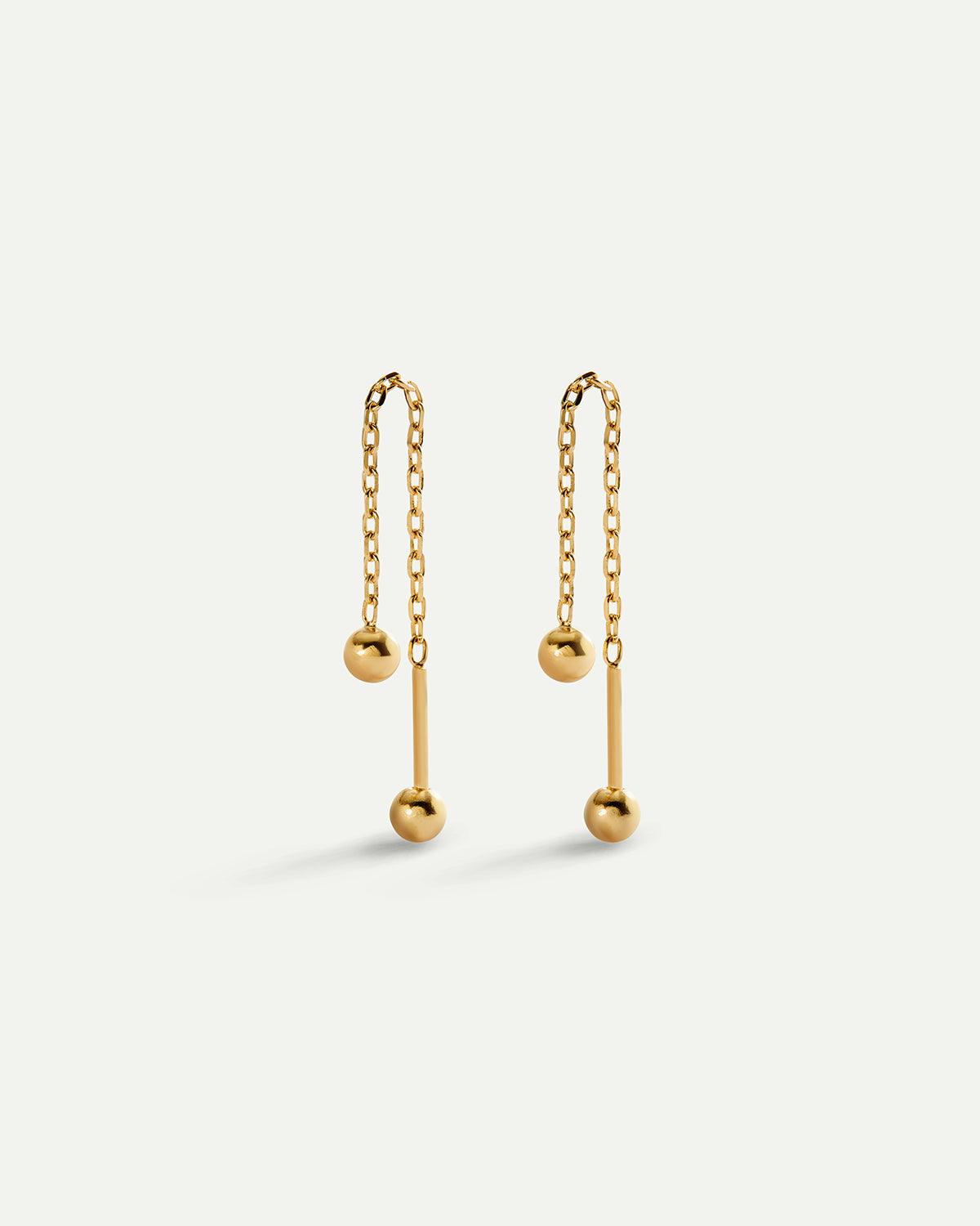 BOUCLES D'OREILLES OR FEBE