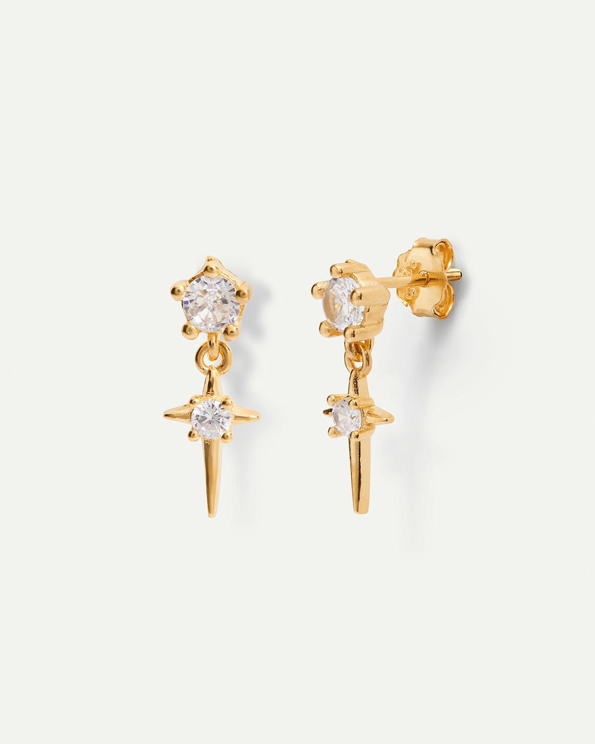 BOUCLES D'OREILLES OR FÉE